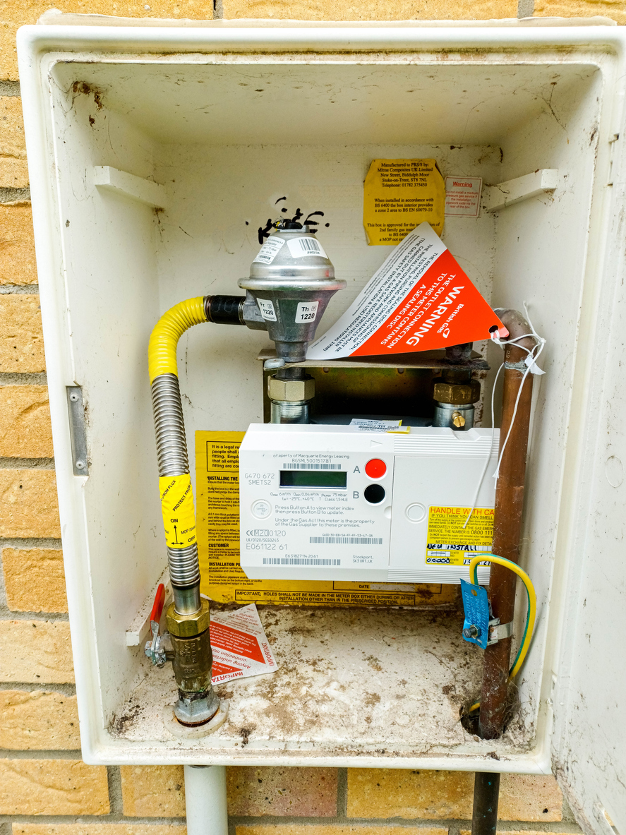 Gas Safety Certificate CP12 form being completed in London property